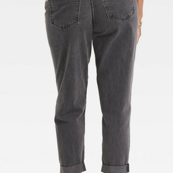 NEW WOMEN'S ISABEL MATERNITY BY INGRID AND ISABEL DENIM BOYFRIEND JEANS - Picture 3 of 11